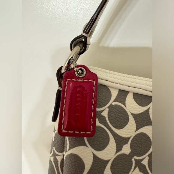 Coach Heritage Pink Stripe Mini Purse - Picture 3 of 11